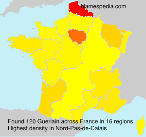 Surname Guerlain in France Surname Guerlain in France