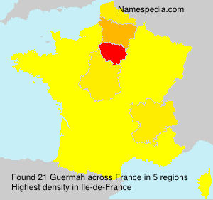 Surname Guermah in France Surname Guermah in France