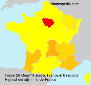 Surname Guermit in France Surname Guermit in France