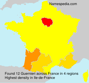 Surname Guernieri in France Surname Guernieri in France