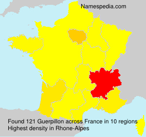 Surname Guerpillon in France