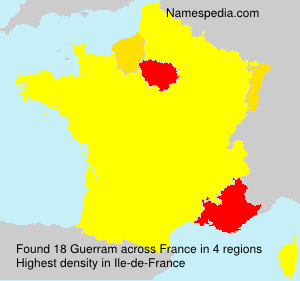 Surname Guerram in France Surname Guerram in France