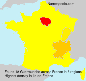Surname Guerrouache in France Surname Guerrouache in France