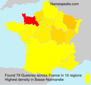 Surname Guesney in France Surname Guesney in France