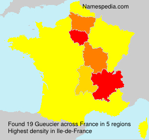 Surname Gueucier in France Surname Gueucier in France