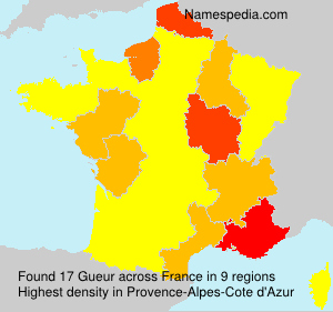 Surname Gueur in France Surname Gueur in France