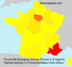 Surname Guezguez in France Surname Guezguez in France