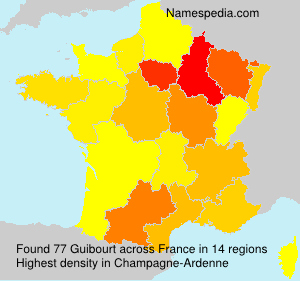 Surname Guibourt in France Surname Guibourt in France