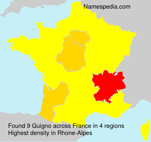 Surname Guigno in France Surname Guigno in France