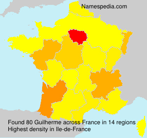 Surname Guilherme in France Surname Guilherme in France