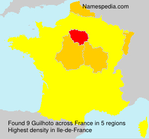 Surname Guilhoto in France Surname Guilhoto in France