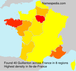 Surname Guillanton in France Surname Guillanton in France