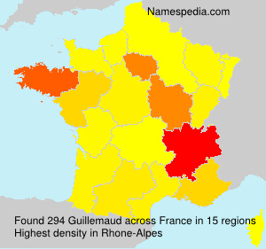 Surname Guillemaud in France Surname Guillemaud in France