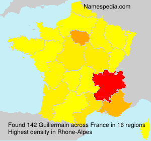 Surname Guillermain in France