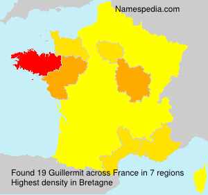 Surname Guillermit in France Surname Guillermit in France