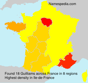 Surname Guilliams in France Surname Guilliams in France