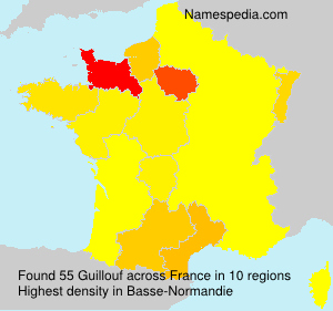 Surname Guillouf in France Surname Guillouf in France