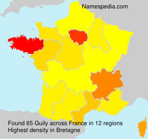 Surname Guily in France Surname Guily in France