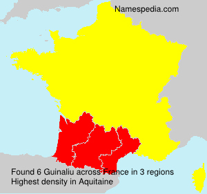 Surname Guinaliu in France Surname Guinaliu in France