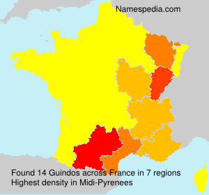 Surname Guindos in France Surname Guindos in France