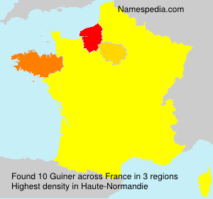 Surname Guiner in France Surname Guiner in France