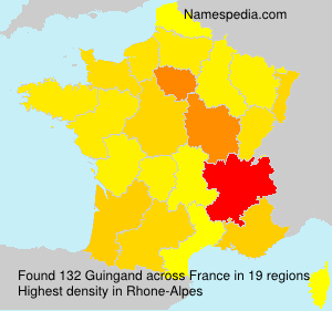 Surname Guingand in France Surname Guingand in France
