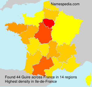 Surname Guire in France Surname Guire in France
