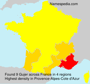 Surname Gujer in France Surname Gujer in France