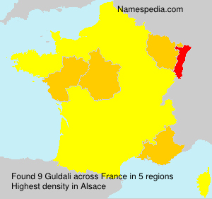 Surname Guldali in France Surname Guldali in France