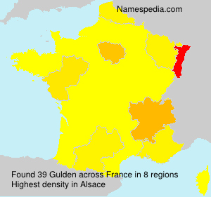 Surname Gulden in France Surname Gulden in France