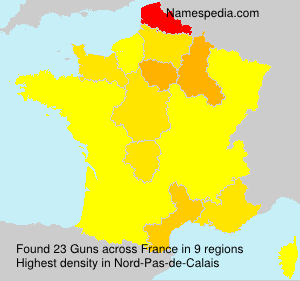 Surname Guns in France