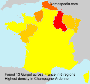 Surname Gurgul in France