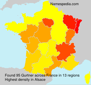 Surname Gurtner in France Surname Gurtner in France