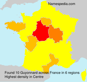 Surname Guyonnard in France Surname Guyonnard in France