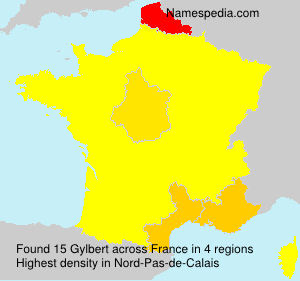 Surname Gylbert in France Surname Gylbert in France