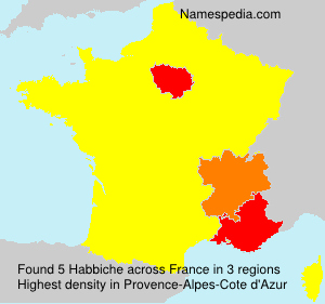 Surname Habbiche in France Surname Habbiche in France