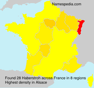 Surname Haberstroh in France Surname Haberstroh in France