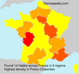 Surname Hablal in France Surname Hablal in France