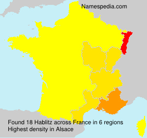 Surname Hablitz in France Surname Hablitz in France