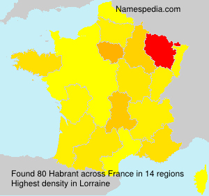 Surname Habrant in France Surname Habrant in France