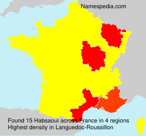 Surname Habsaoui in France Surname Habsaoui in France