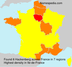 Surname Hackenberg in France Surname Hackenberg in France