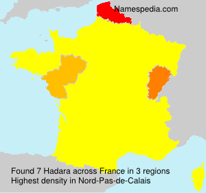 Surname Hadara in France