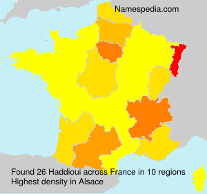Surname Haddioui in France Surname Haddioui in France