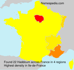 Surname Haddoum in France Surname Haddoum in France