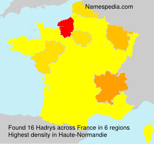 Surname Hadrys in France Surname Hadrys in France