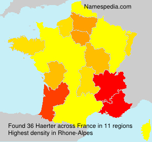 Surname Haerter in France Surname Haerter in France
