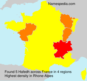 Surname Hafedh in France Surname Hafedh in France
