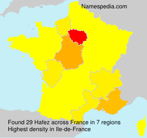 Surname Hafez in France Surname Hafez in France