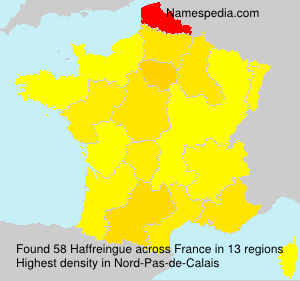 Surname Haffreingue in France Surname Haffreingue in France